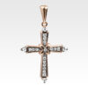 Подвеска-крест из золота с бриллиантами Арт0111215