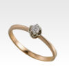 Кольцо из золота с центральным бриллиантом Арт0101713