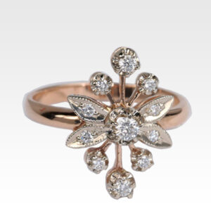 Кольцо из золота с бриллиантами Арт0101815