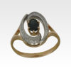 Кольцо из золота с сапфиром и бриллиантами Арт0301110