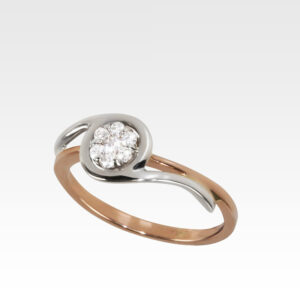 Кольцо из золота с бриллиантами Арт1101142