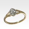 Кольцо из золота с центральным бриллиантом Арт1101366