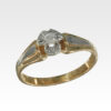 Кольцо из золота с центральным бриллиантом Арт1101369