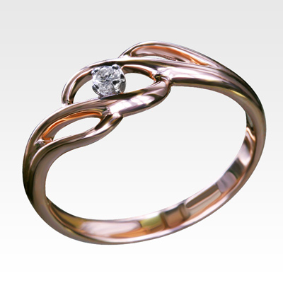 Кольцо из золота с бриллиантом Арт0101031