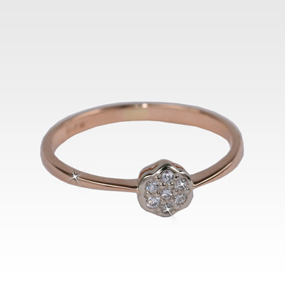Кольцо из золота с бриллиантами Арт0101156