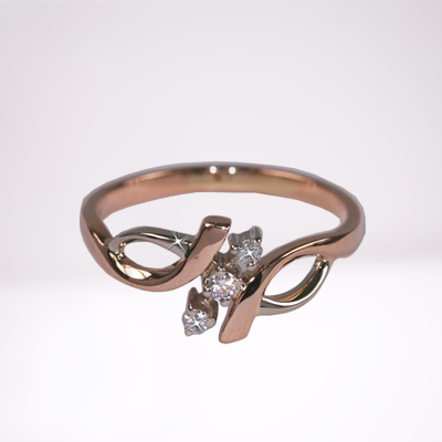 Кольцо из золота с бриллиантами Арт0101919